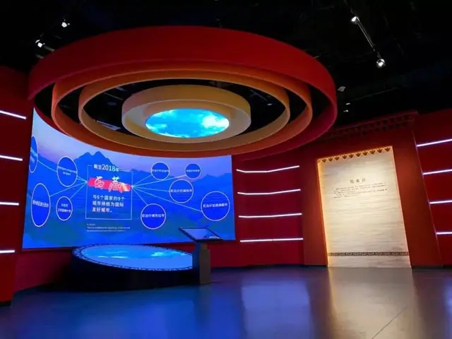 成都展覽展架展示好色先生TV版製作安裝